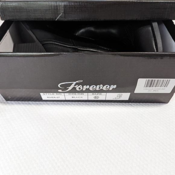 Forever Women Cowgirl Cowboy Stitched  Boots Pointy Toe Size 8.5. - Picture 12 of 13